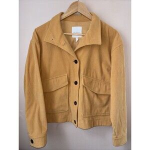 Avec Les Filles Corduroy Utility Jacket Womens S Camel Field Coat